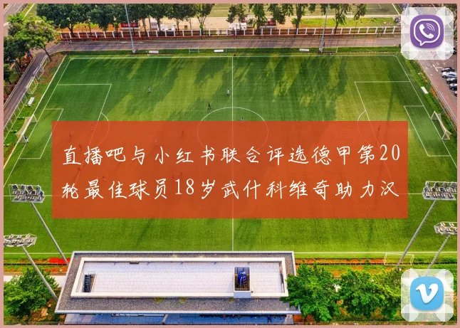 直播吧与小红书联合评选德甲第20轮最佳球员18岁武什科维奇助力汉堡逼平拜仁